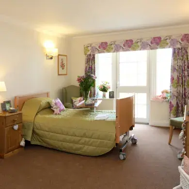 Bedroom in Ashchurch View care home