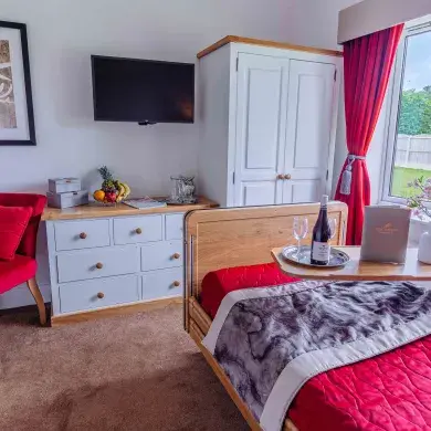 Bedroom at Lanercost House Care Home in Carlisle
