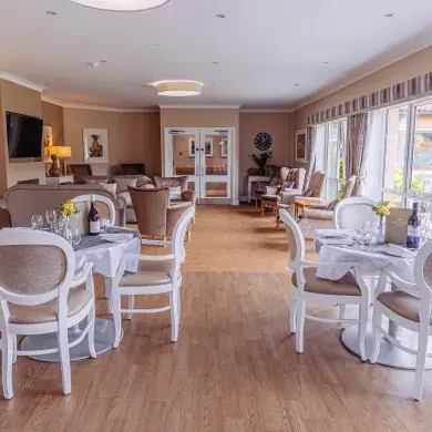 Dining Room at Lanercost House Care Home in Carlisle
