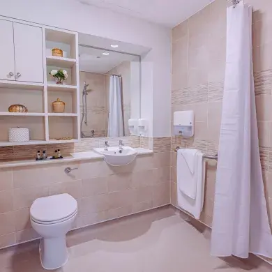 En-Suite at Rose Water Place Care Home in Maidstone