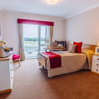 Bedroom at Rose Water Place Care Home in Maidstone