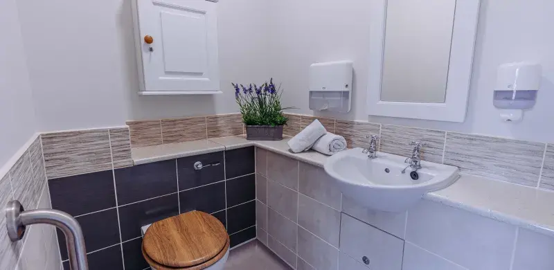 En-Suite at Lanercost House Care Home in Carlisle